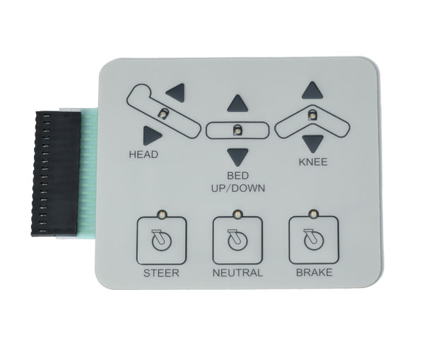 LED+membrane button switch