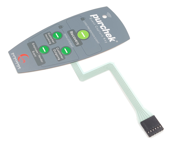 Membrane switch is an operating system that integrates key functions, indicators and dashboards. It consists of four parts: panel, upper circuit, isolation layer and lower circuit. When the film switch is pressed, the contacts of the upper circuit deform downward and make contact with the board of the lower circuit. After the finger is released, the upper circuit contact springs back, the circuit is disconnected, and the circuit triggers the signal. Membrane switch structure, beautiful appearance, good air tightness. It has the characteristics of long service life. Widely used in electronic communication, electronic measuring instruments, industrial control, automotive industry, intelligent toys, household appliances and other fields. The plastic substrate of 0.25mm and below is called film and is mainly used as the panel layer of film switch. Various indicative patterns and words are printed on the back, indicating the operation area corresponding to the open key position. Thickness selection should be based on the size of the panel and the button, thick material, tactile increase, slow response; Material is too thin, feel poor, rebound is not obvious. Thickness above 0.25mm is called sheet and is not suitable for 3d key forming. It can be used as an indicator panel for the keyless operation area and as a lining board for the film switch to improve its hardness.