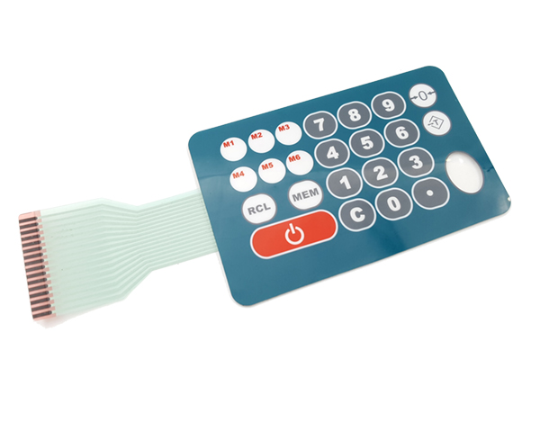 Membrane key switch electronic balance